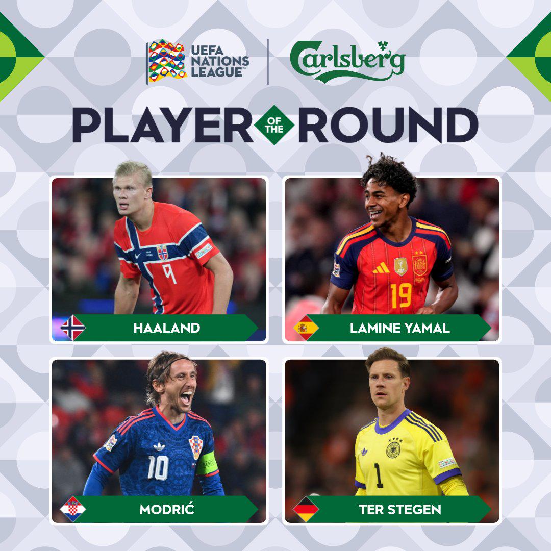Góc Nhìn YO88: Đề cử cầu thủ xuất sắc nhất chính thức của Nations League: Haaland, Yamal, Modrić, 